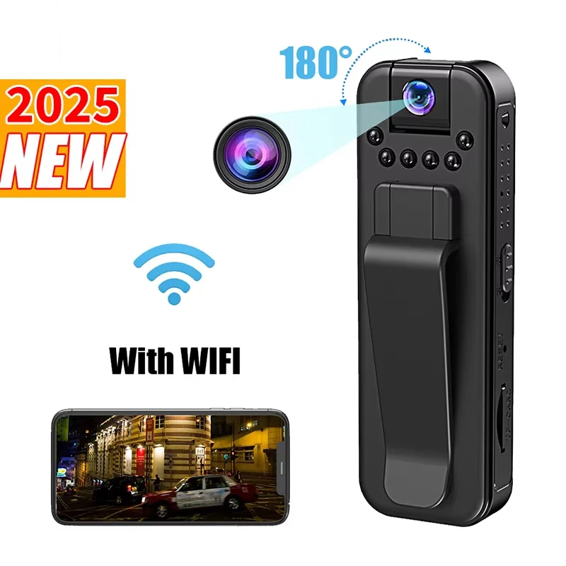 Wifi 1080P Body Mini Camera Portable Digital Video Recorder Police BodyCam Infrared Night Vision Miniature Camcorder mini camera mini digital camera body camera