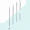 Acne Needle Remove Blackhead Blemish Pimple Comedone 4pcs/Set Double-ended Stainless Steel Facial Cleaning Skin Care 5