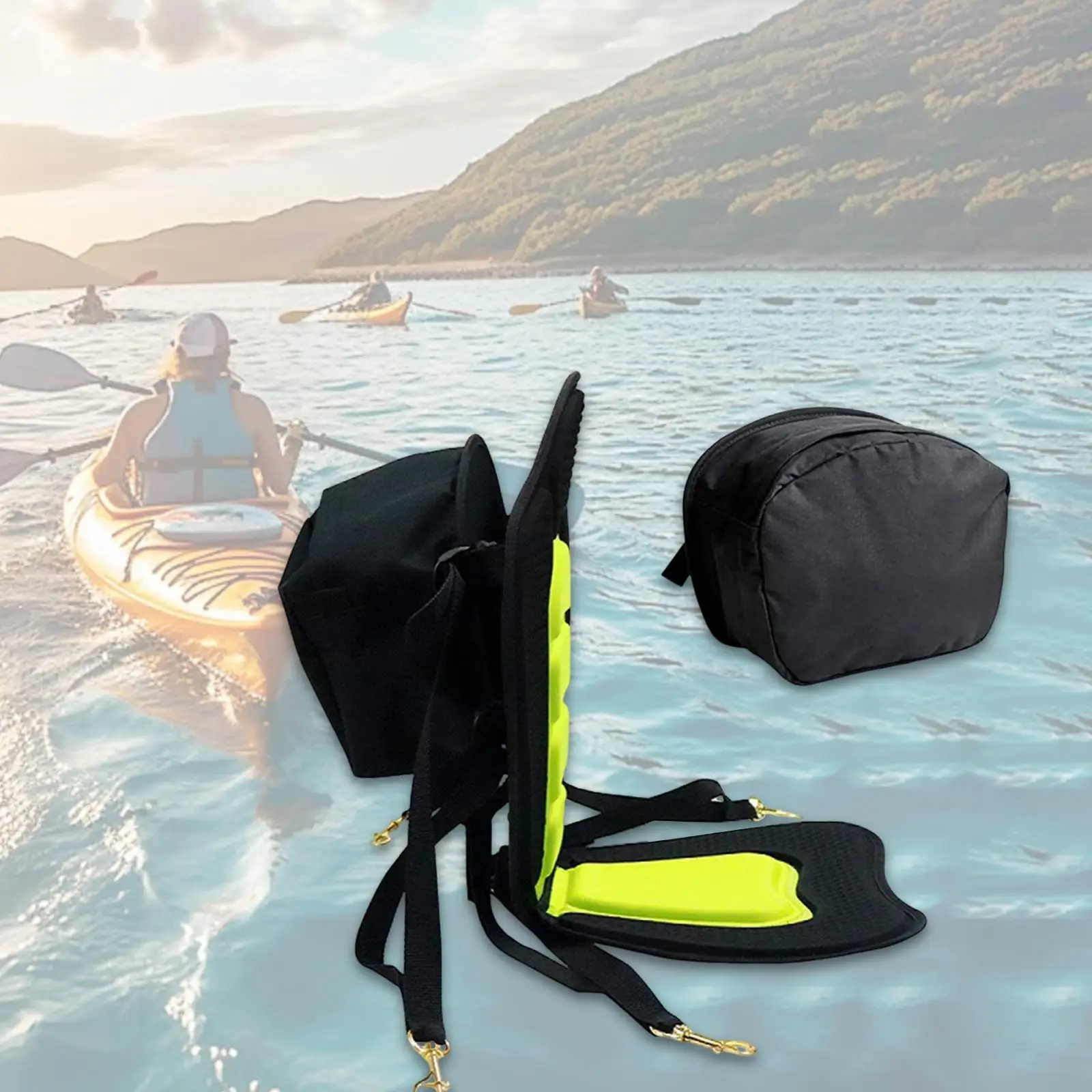Kayak Seat Back Bag Water Resistant Detachable Portable Oxford Cloth Practical Elegant Pouch Organizer for Canoe Fishing Boat Kayak Seat Back Bag Water Resistant Detachable Portable Oxford Cloth Practical Elegant Pouch Organizer for Canoe Fishing Boat