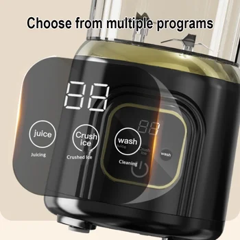 1000 ML Household Juicer Blender Dual-blade digital display juicer USB Rechargeable Ice Crusher Electric Fruit Juice Machine 1