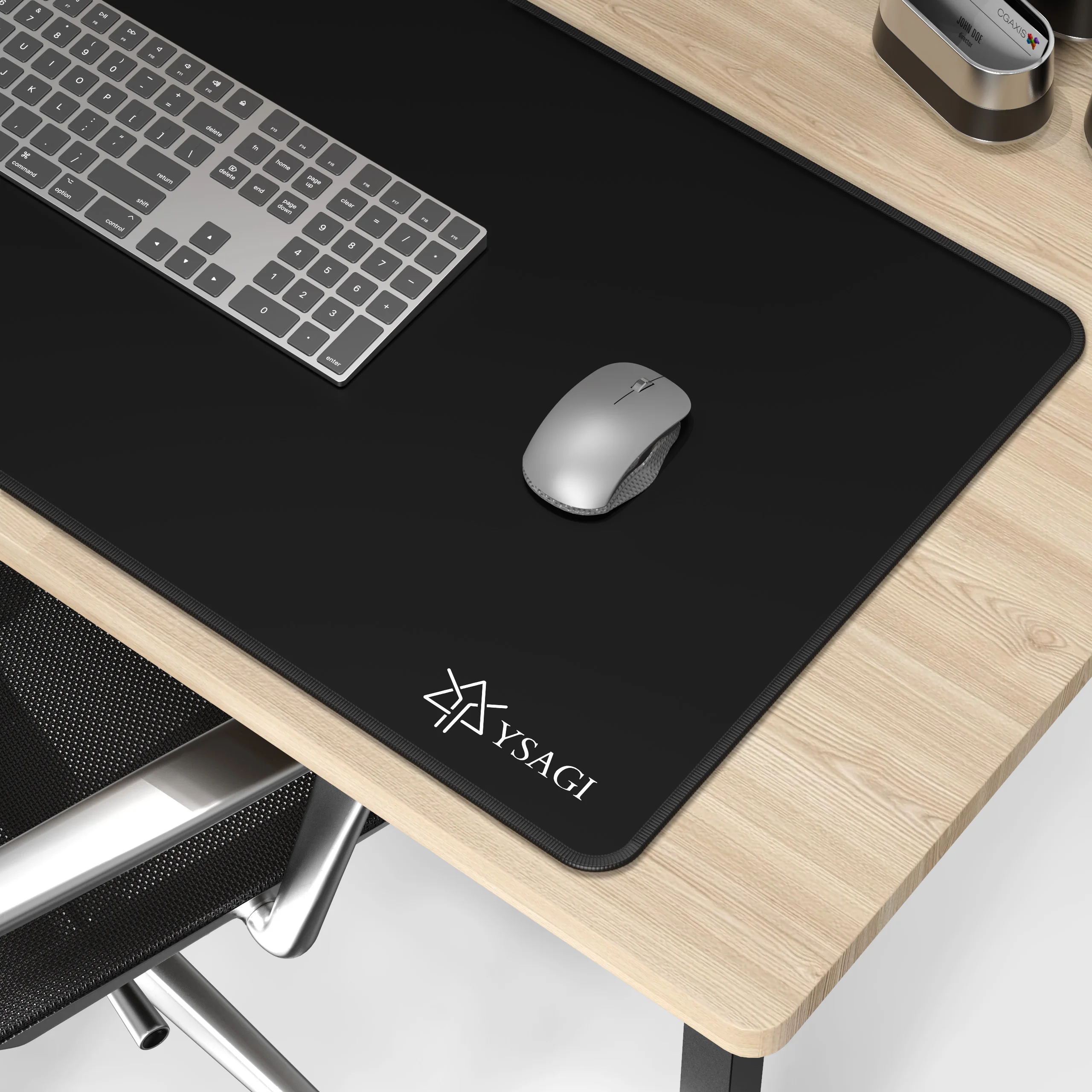 Gaming Mouse Pad Large Extended Computer Keyboard Mat Stitched Edges Non-Slip Rubber Base