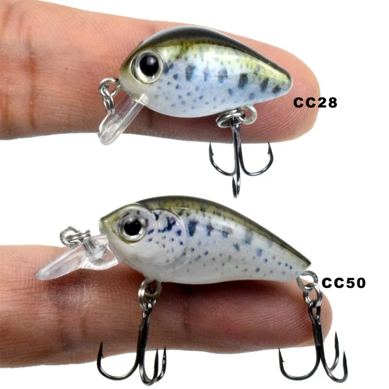 CCLTBA  Hot Sale Mini Crankbait Wobblers Floating Hard Artificial Baits Minnow for Bass Pesca Carp Perch Fishing Lures Tackle