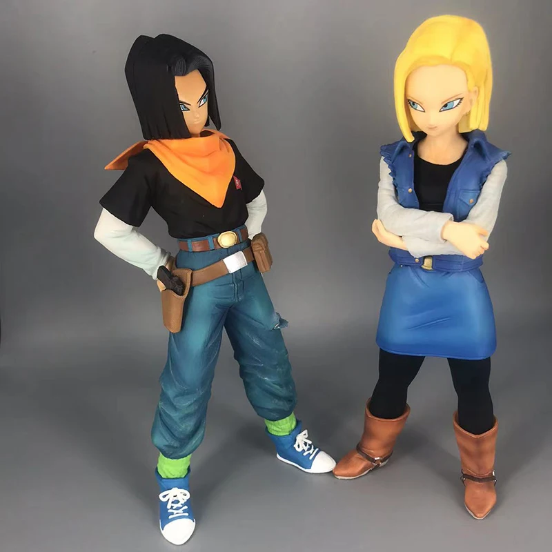 Anime Dragon Ball 18 Figure Android 17 Figurine Action Collection Model Toys for Children Christmas Gifts