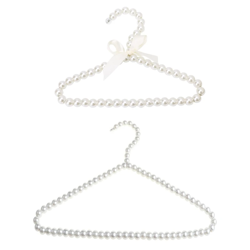 

367A пластиковая вешалка для одежды с искусственным жемчугом, бант, платье, пальто, органайзер для хранения, сухая стойка