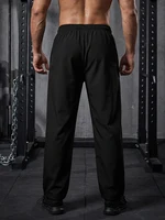 Pantalon de sport tendance pour hommes avec lignes, pantalon de course, d'entraînement, de gymnastique, avec poches latérales, pantalon de survêtement athlétique respirant à séchage rapide 3