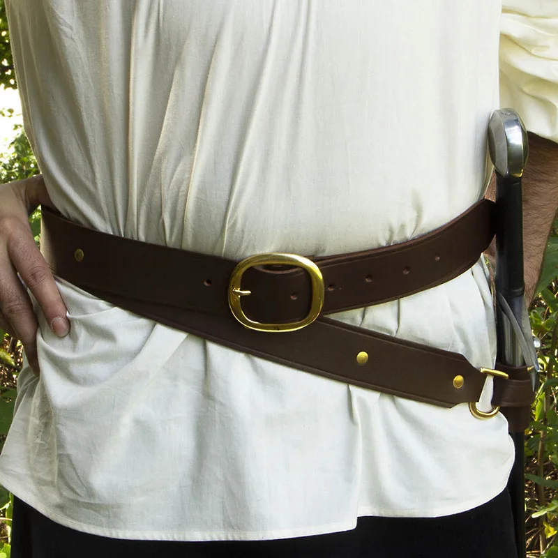 Medieval Viking Knight Sword Belt Waist Sheath Leather Scabbard Larp Rapier Holder Samurai Warrior Cosplay Props For Men Women