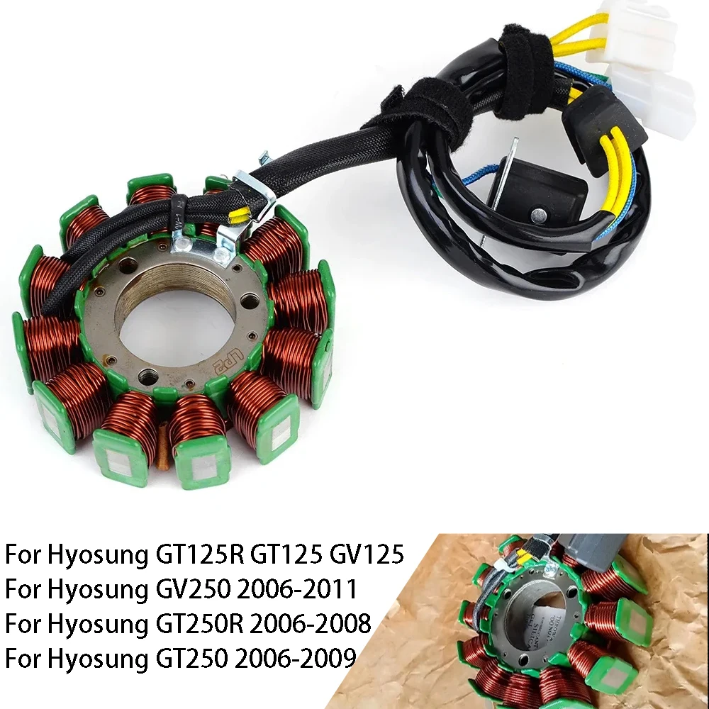 

Катушка статора для Hyosung GV250 GT250R GT250 GT125R GT125 GV125 GV GT 125 250 250R 2002-2010 32101HG5100 32100HG5100