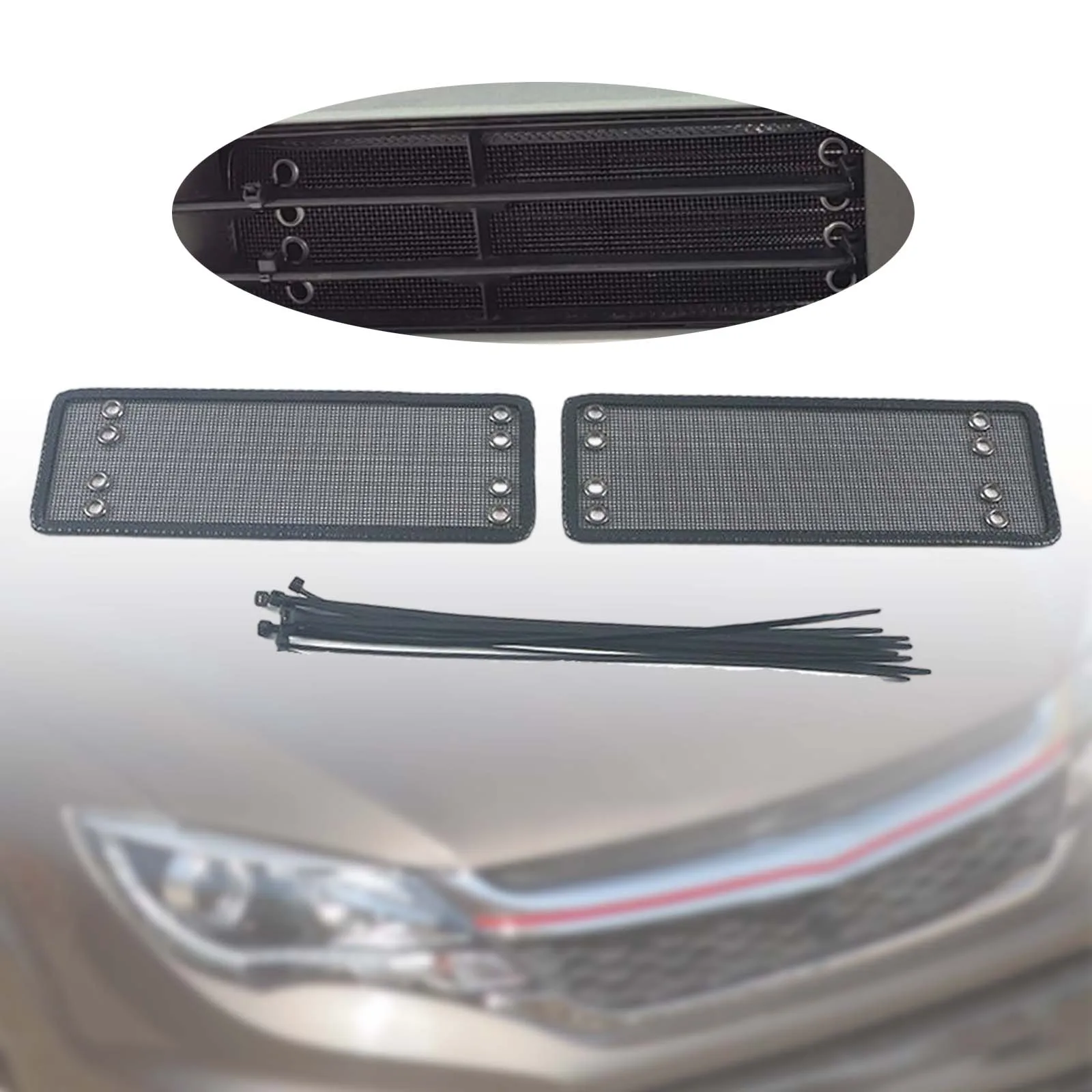 Front Grille Mesh Cover for Byd Atto 3 21 Stainless Steel Mesh Car Screening Front Grille Insert Net Cover Exterior Parts car exterior accessories car grill mesh