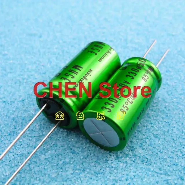 1PCS NICHICON MUSE BP ES 50V 0.47UF 1UF 2.2UF 3.3UF 4.7UF 10UF 22UF 33UF 47UF 100UF 220UF 330UF Non Polar HiFi Audio capacitor 50V330UF 16X31.5MM