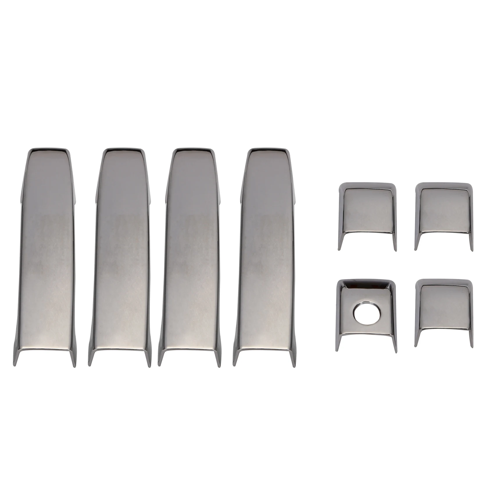 4 Set Car ABS Chrome Exterior Door Handle Cover Trim for Land Rover Range- L322 2002-2012 1 4 Set Car ABS Chrome Exterior Door Handle Cover Trim for Land Rover Range- L322 2002-2012 1