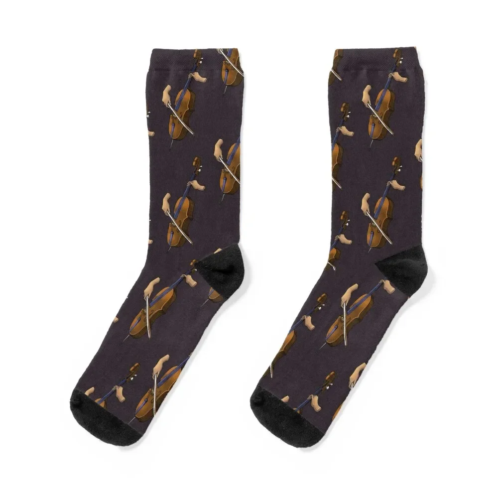 

Cello music Socks heated cartoon colored Socks Male Women's