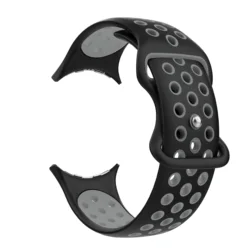 Enhanced Product Title:  
Unisex Sport Breathable Silicone Wristband - Pixel Watch 2 1 41mm (Black  Gray)