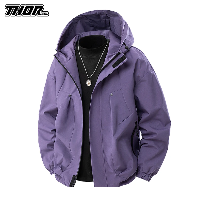 THORSOL Cycling Jacket Waterproof Breathable Windproof Coat MTB Bicycle Clothing Motorcycle Raincoat Chaqueta De Ciclismo Hombre