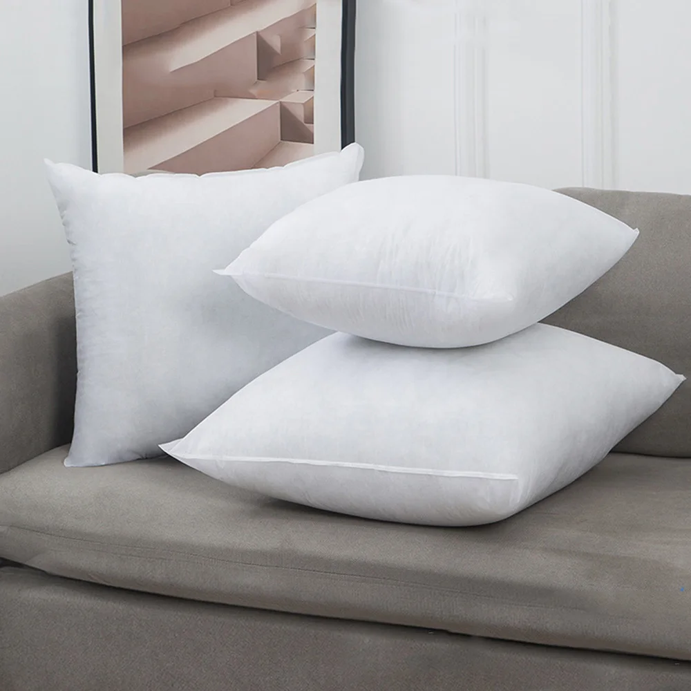 

Белая домашняя Подушка с внутренним наполнителем, подушка с хлопковым наполнителем для дивана, мягкая подушка для автомобиля, Подушка-вкладыш, Подушка-сердечник, вакуумная упаковка