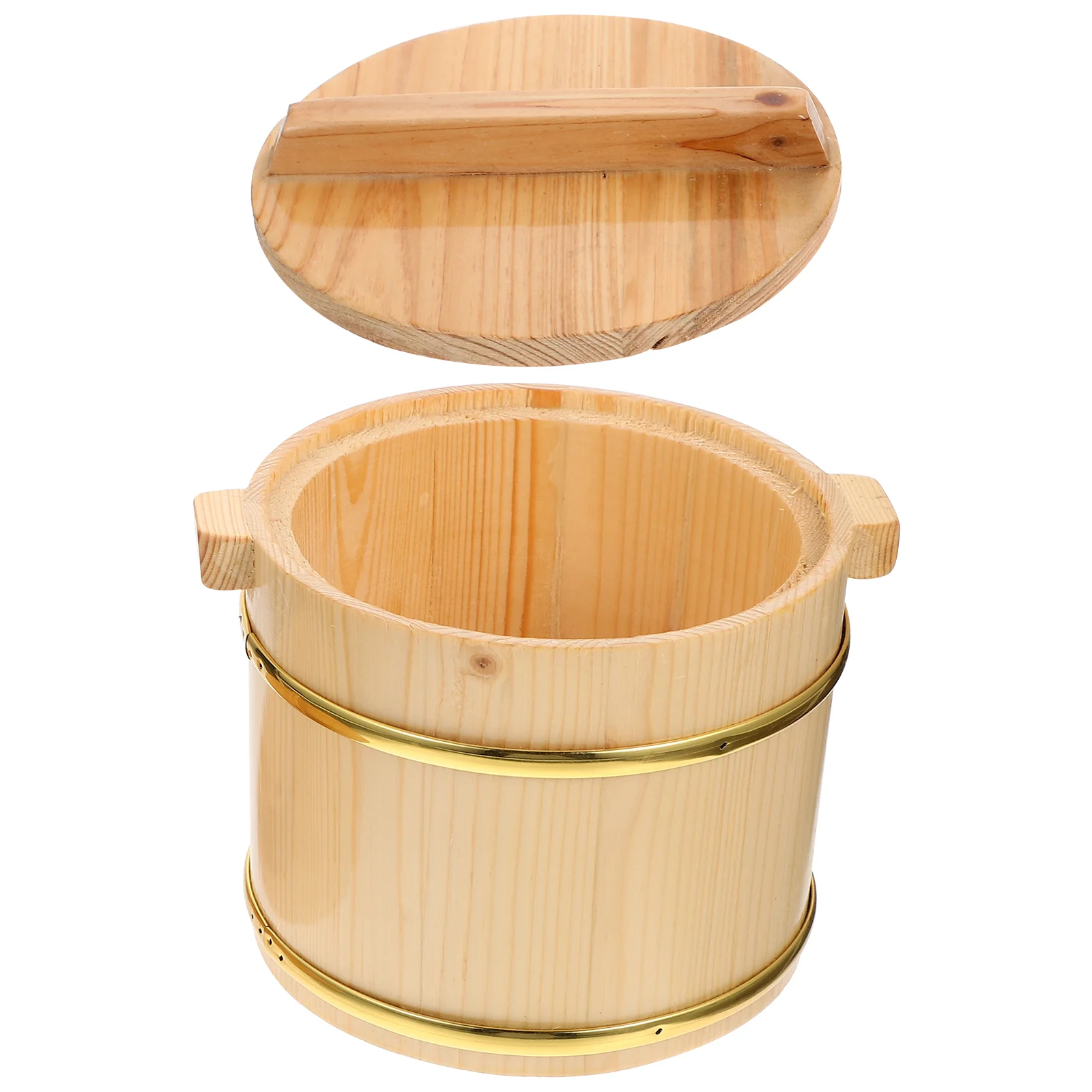

1 Set Rice Mixing Bucket Rice Serving Container Sushi Display Bucket Restaurant Rice Bucket