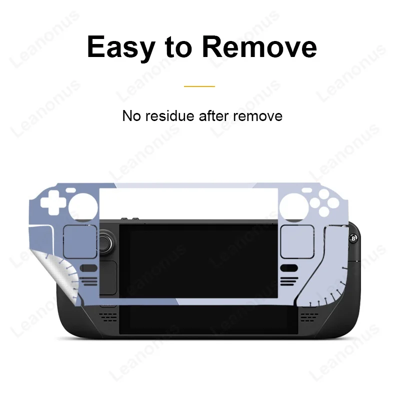 Mori Simple Color Skin Full Set Film for Steam Deck Console Back Screen Protector Cover 3M Wrap Aesthetic Stickers