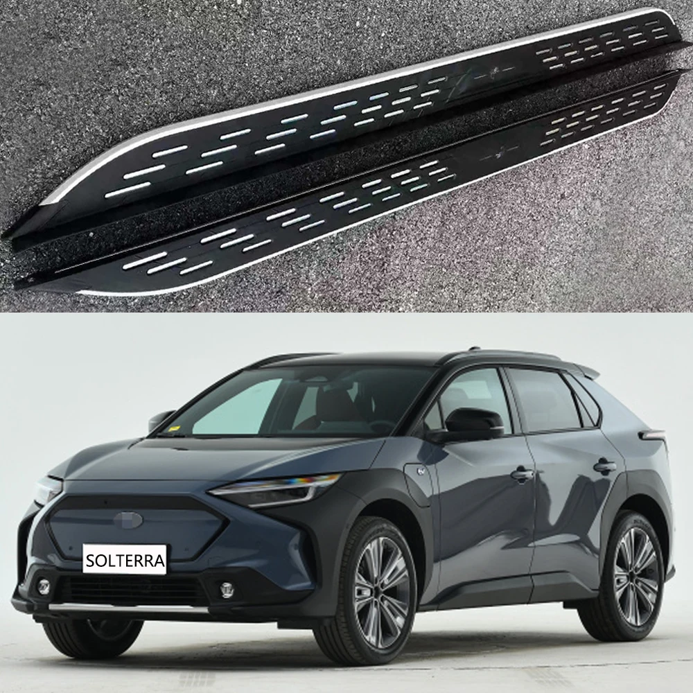 

2Pcs Fixed Running Board Side Step Pedals Nerf Bar Fits for Subaru Solterra 2022 2023