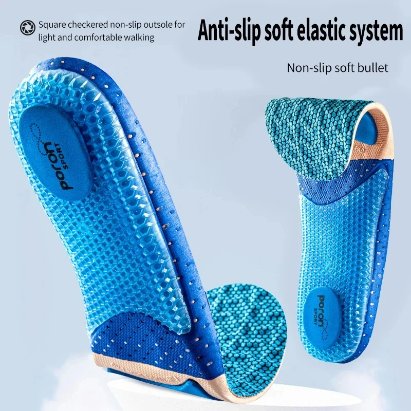 แผ่นรองรองเท้าแบบออร์โธปิดิกส์ ซิลิโคนยืดหยุ่นสูง สำหรับรองรับอุ้งเท้า ลดแรงกระแทก สำหรับผู้มีปัญหาฝ่าเท้าอักเสบ