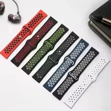 Silicone Sport Watch Band Replacement Strap, 22mm Bracelet, Universal Fit