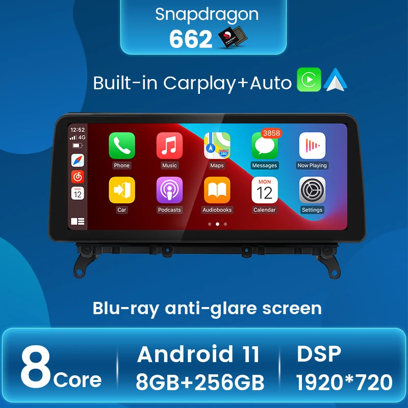 Qualcomm 8Core 8G + 256G 12 3 &quot1920*720 Android 11 все в одном Автомобильная интеллектуальная