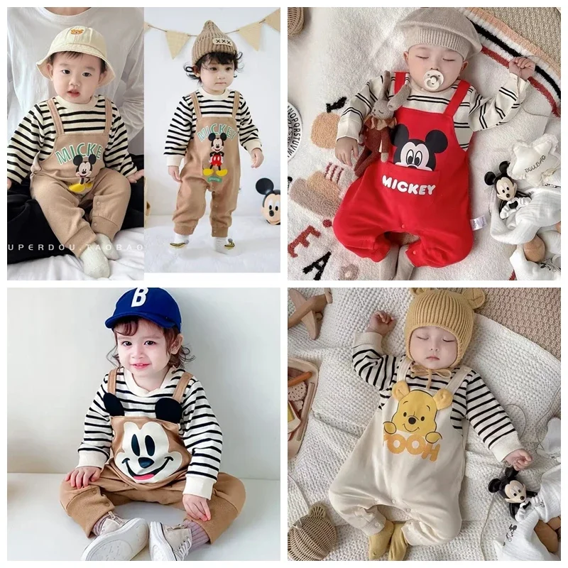 Pagliaccetto Con Maniche Corte Per Bambino, Tema Winnie The Pooh, Colore Blu. Realizzato In 95% Bambù E 5% Spandex. Nuovo Con Etichette, Taglia Unisex.