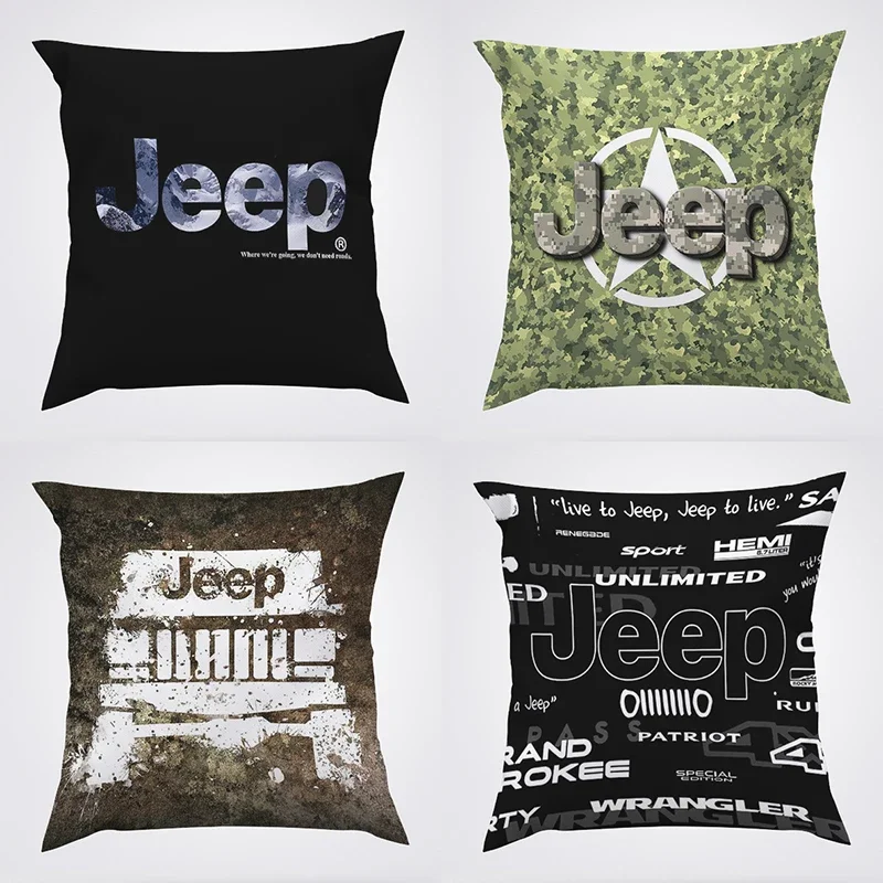 

Jeep Decorative Cushion Cover Luxury Cushions Covers Car Decoration Pillowcase