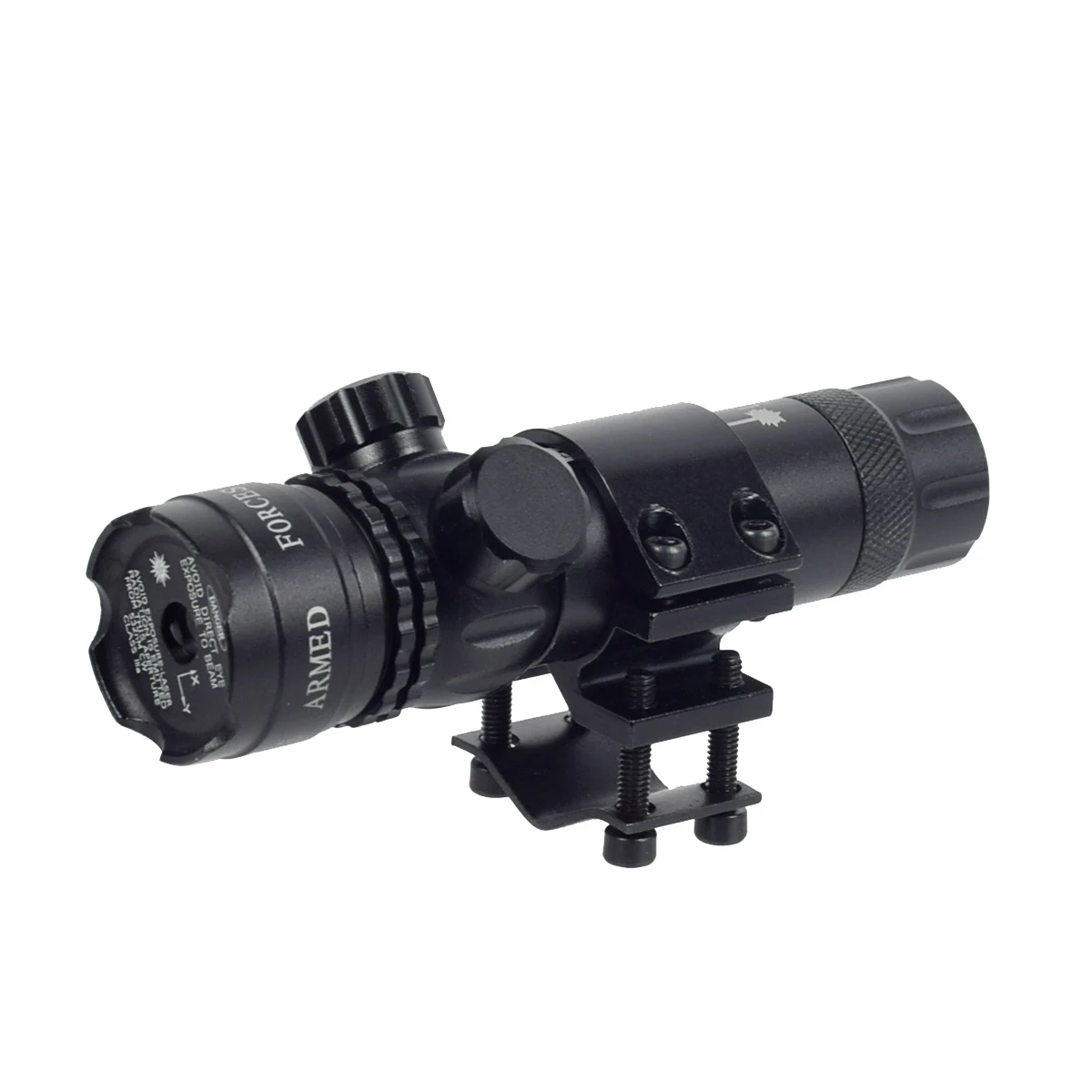 Tactical Hunting Red Green Dot Laser Pointer Sight 20mm Rail 25.4mm Scope Ring Riser Mount Pressure Switch Mount