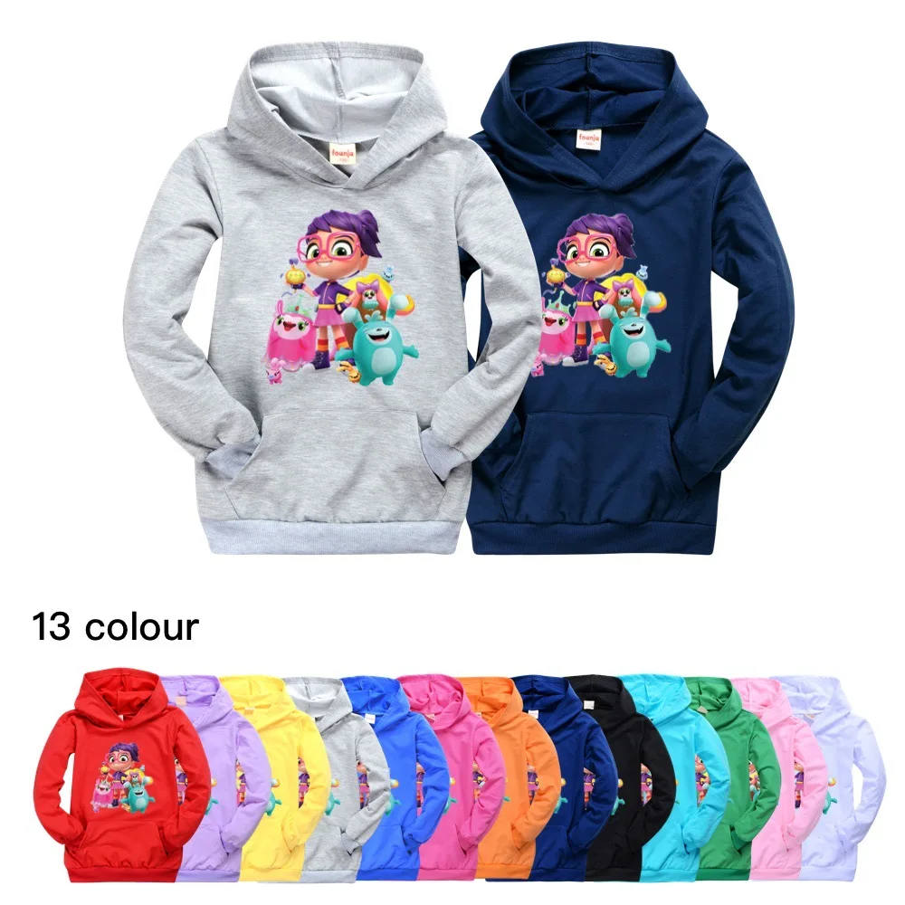 

Casual Abby Hatcher Hoodies KIDS Sweatshirt Children Clothes Hoodie Boys Girls Hooded Teen Kids Sportwear Tshirt Outfits