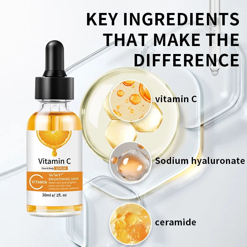 Vitamin C serum; facial moisturizing and hydrating essence 3