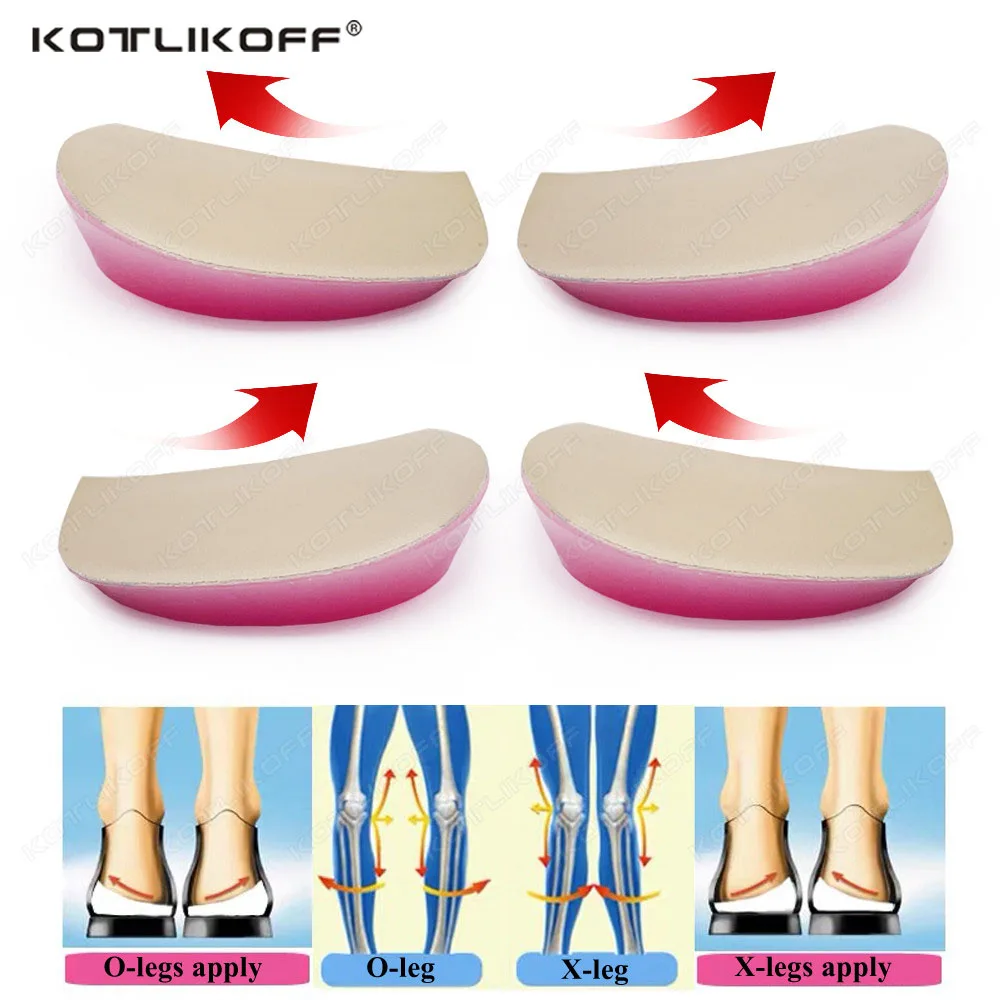 

Gel Insoles For Heel O/X Legs Orthopedic Insoles Foot Alignment Knock Knee Pain Bow Legs Valgus Varus Correction Shoe Inserts