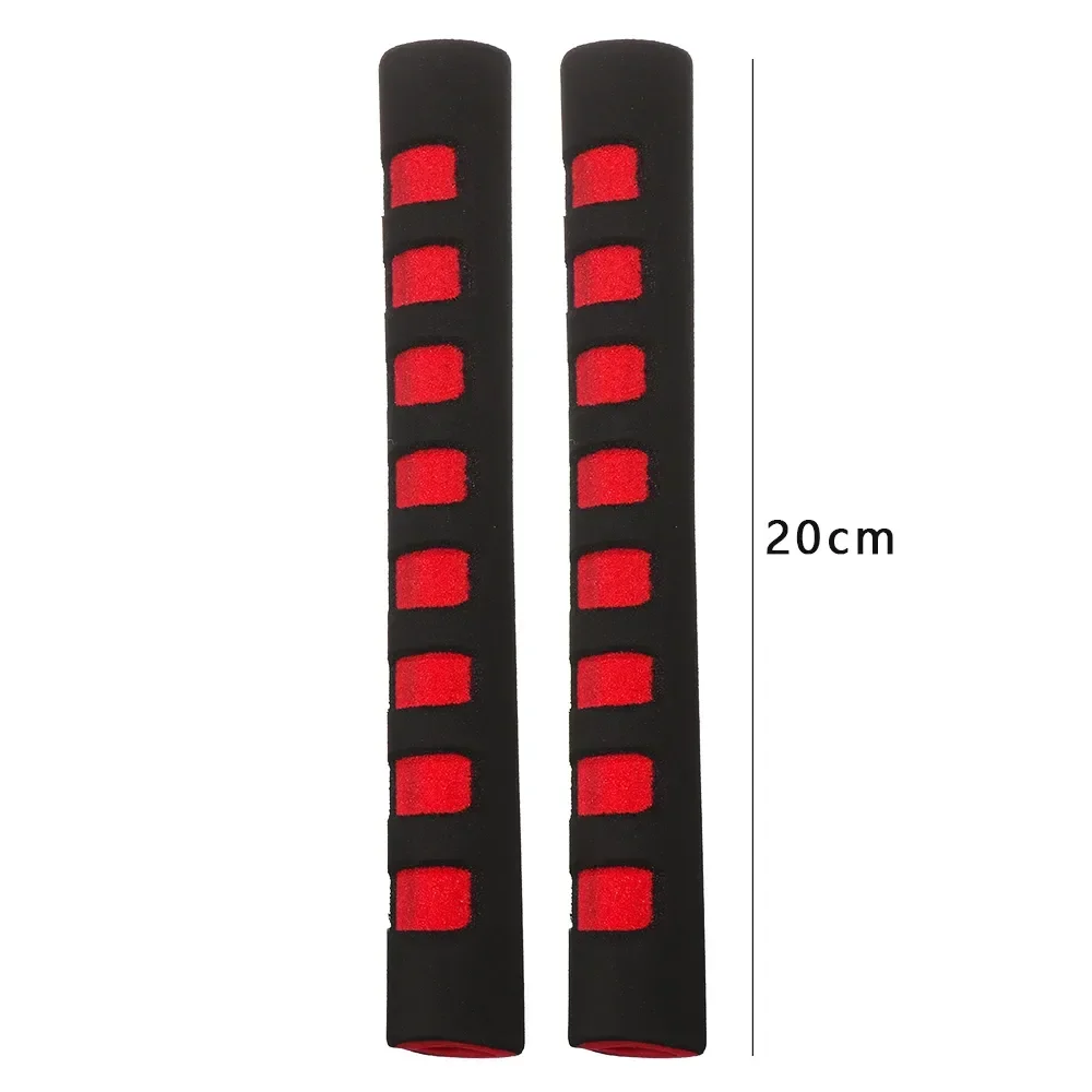 2Pcs Stroller Handle Cover EVA Foam Trolley Armrest Cover Self-adhesive High-elastic Armrest Protection Baby Stroller Accessory