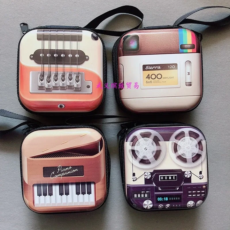 Tinplate Coin Purse Key Coin Earphone Storage Wallet