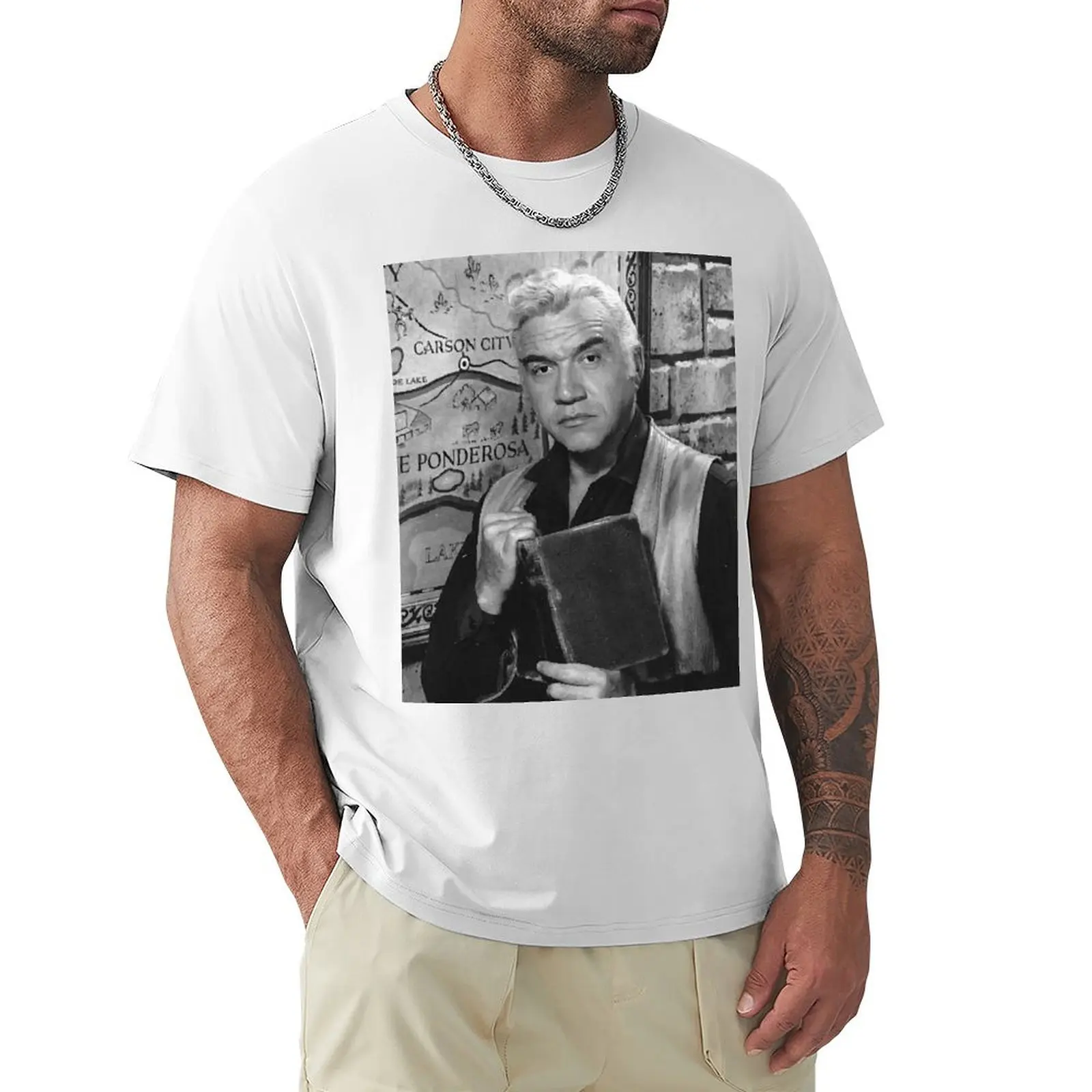 

Dad Ben cartwright T-Shirt plus size tops summer tops korean fashion Short sleeve tee men