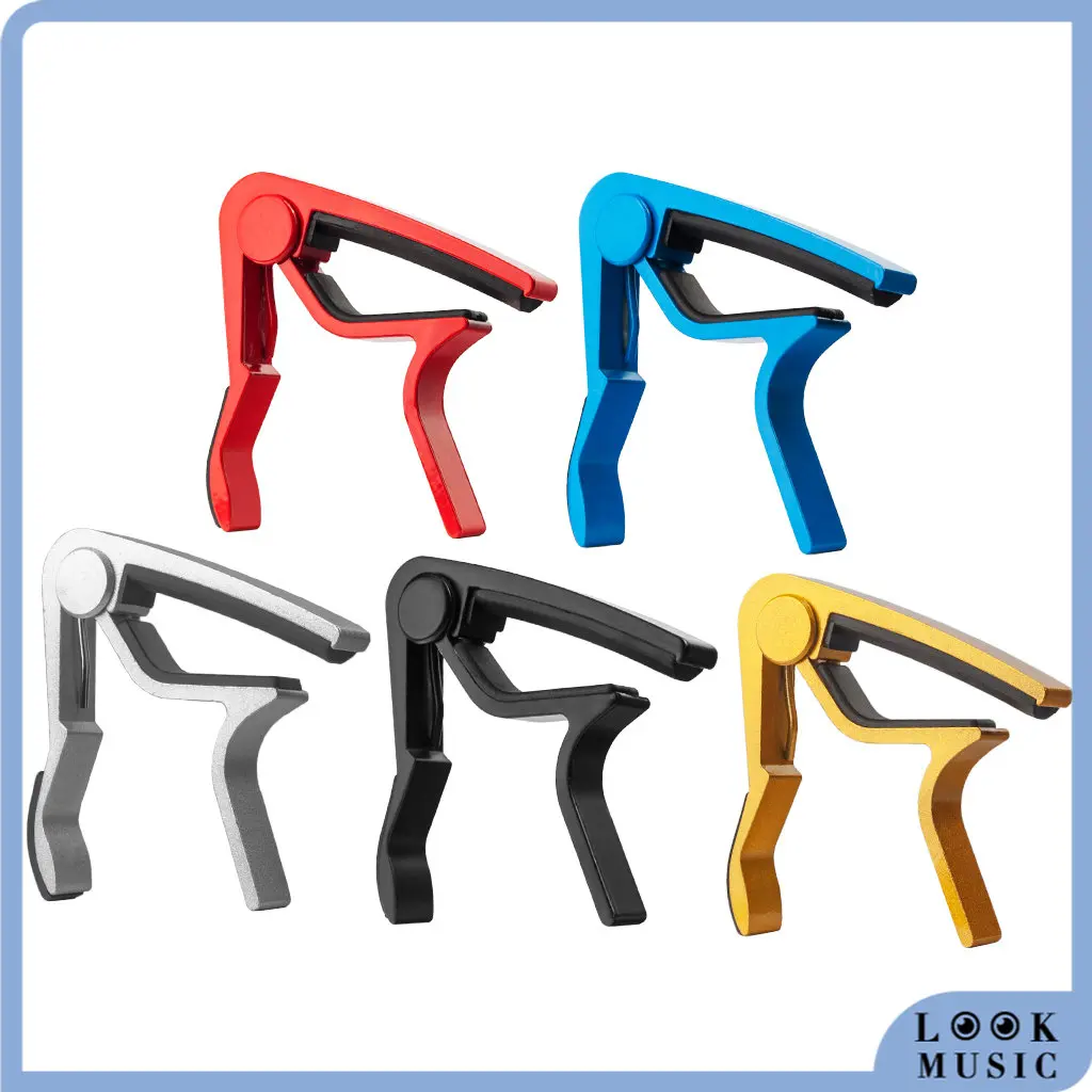 Guitar Capo Guitar Accessories New Guitar Capo Silver Quick Change Clamp Key Acoustic Classic For Tone Adjusting for Electric Acoustic Guitar Ukulele Capo