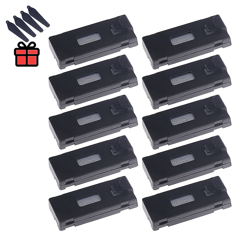 ตัวเลือกสินค้า แบตเตอรี่ชาร์จได้ 3.7V 6500mAh สำหรับโดรน RC