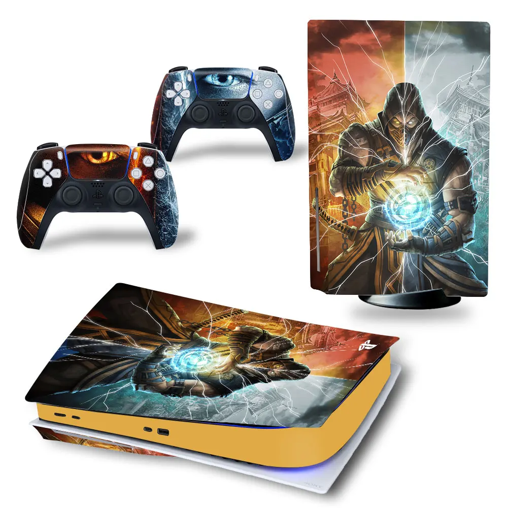 Mk11 Scorpions Ps5 Disk Decal Ps5 Digital Skin Sticker Per Controller Console Ps5 Ps5 4670 Adesivi Decalcomania Vinile