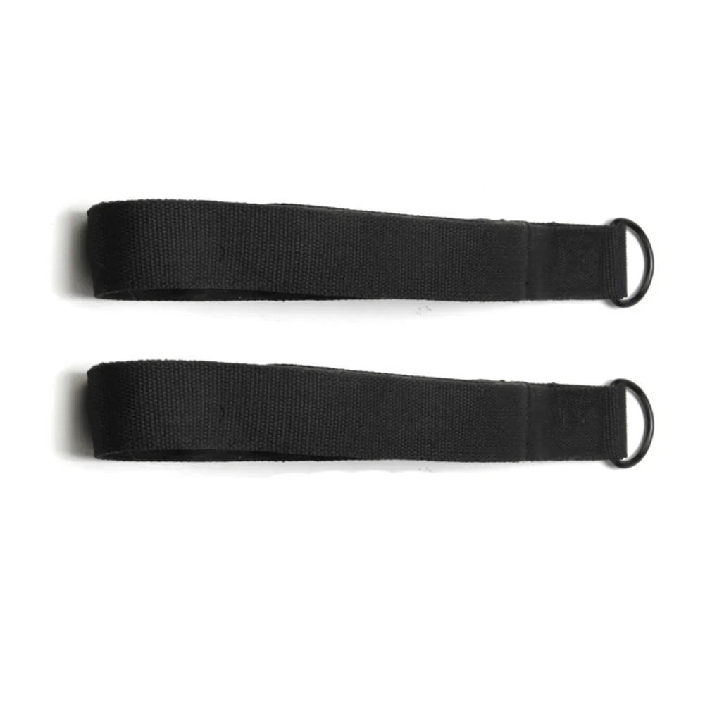 부식 방지 스냅 패스너 37cm 필라테스 발 손목 스트랩 부식 방지 금속 패스너 더블 루프 스트랩 운동 장비