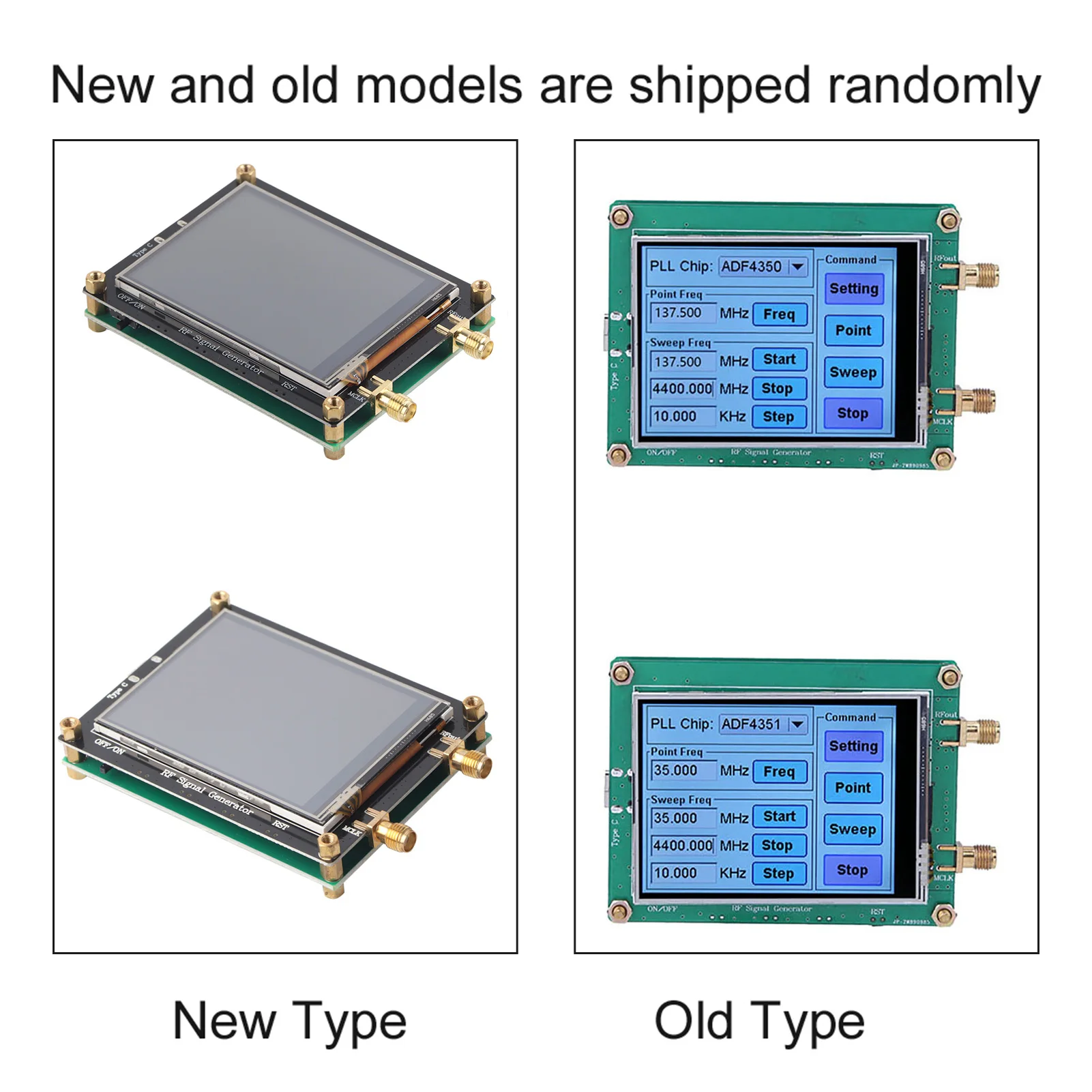 Signal Generator Full RF Sweep Frequency PC Control Data Cable ADF4350/ADF4351