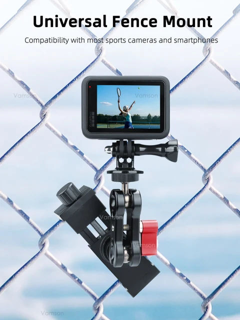 Game Changer Streaming Kit Cell Phone Fence Mount For IPhone, Mevo