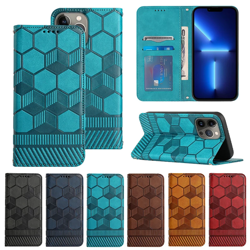 Custodia a portafoglio in pelle modello calcio per Xiaomi Poco M4 m4pro X4 Pro 5G Redmi 10A 10C Redmi Note 11 4G 11S 11Pro 11T Fli_voghion.com
