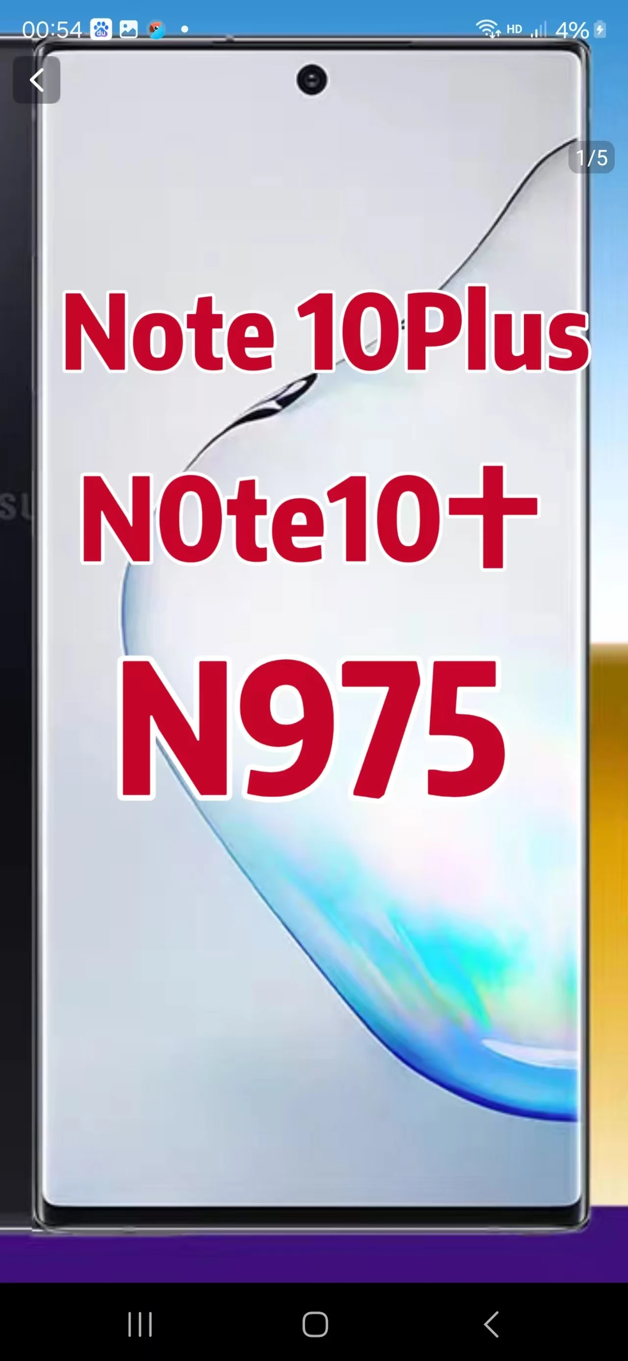 Per Samsung Note 10+ Schermo Per Samsung Galaxy Note 10 Plus Lcd N975 N9750 N975F Display LCD Con Touch Screen In Vetro Digitalizza