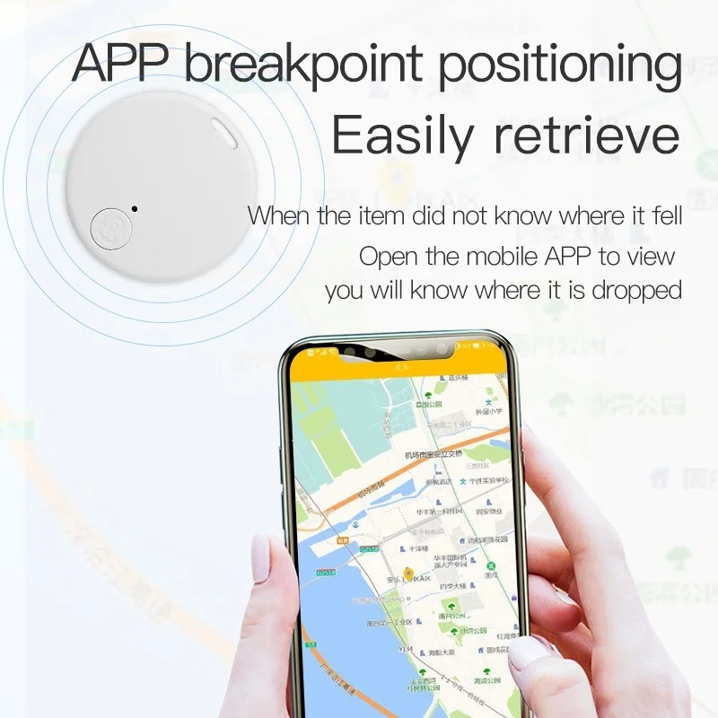Mini Traceur GPS pour Telephone Smartphone Bluetooth Porte-Clefs Chat Chien  Tracker (NOIR) - GPS - Achat & prix
