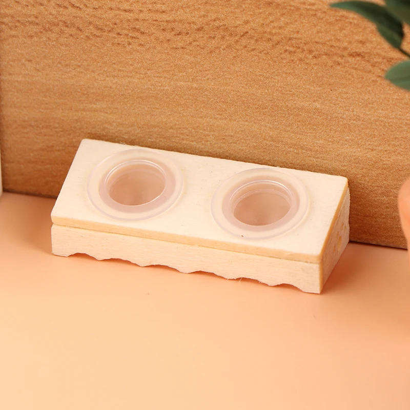 

1:12 Dollhouse Miniature Pet Dog Cat Food On Bowl Home Pet Supplies Decor Toy Doll House Accessories