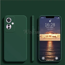 Liquid Silicone Shockproof Phone Protector Case for Reno11 Global (Black Green)