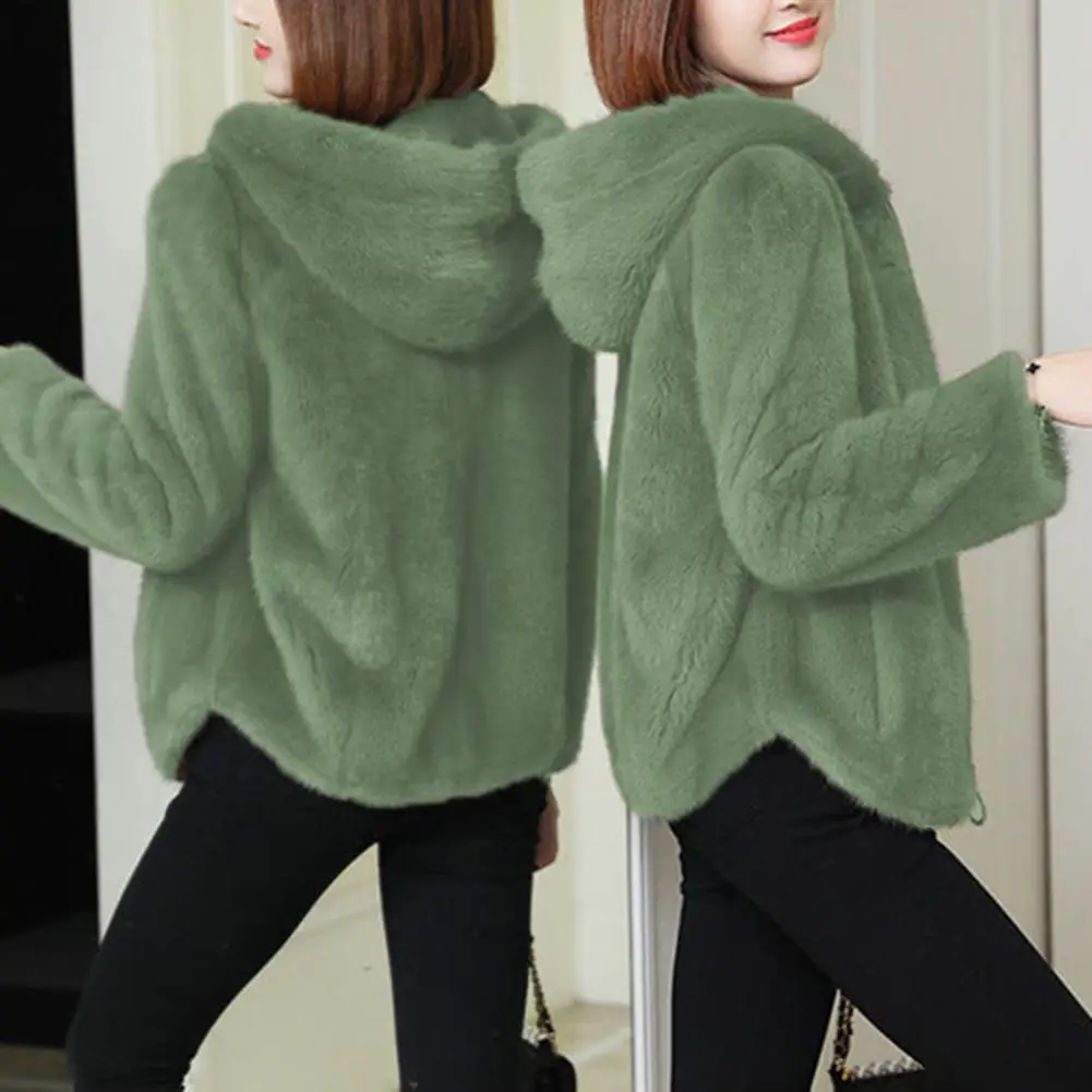 Women's Plush Hooded Fall/Winter Jacket 2