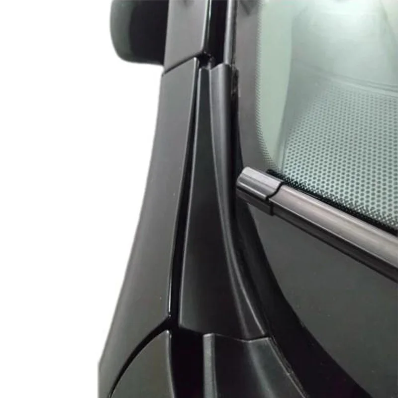 1 Pair For Nissan Qashqai J10 2008-2015 Car Front Windshield Wiper Side Trim Cover Water Deflector Cowl Plate Left Right Side 4