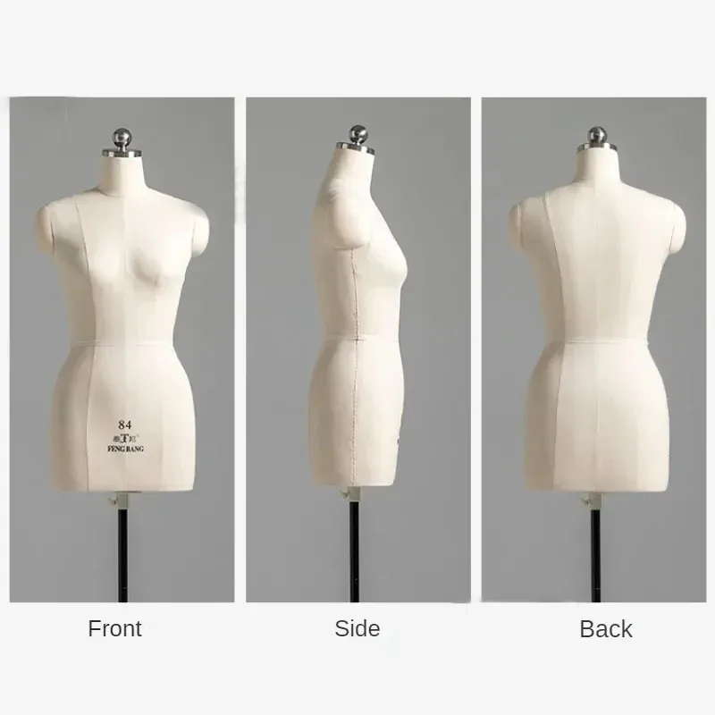 Sewing Female Tailor Mannequin Body for Clothes Design and Bust Dress Form Stand Metal Base Model Mannequin Display Stand AA