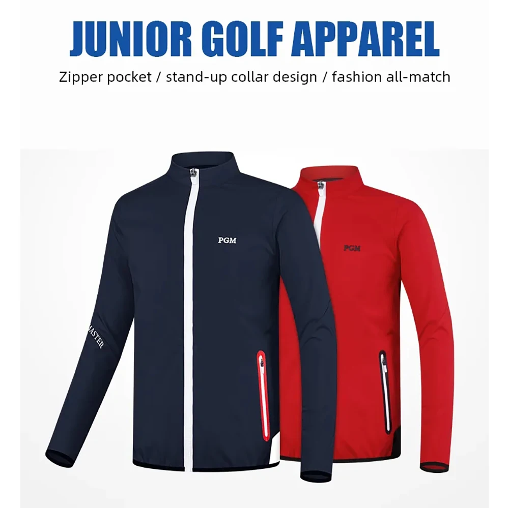 

PGM KIDS YF450 Outdoor Windproof Golf Jacket Boys Sport Outwear Golf Jacket