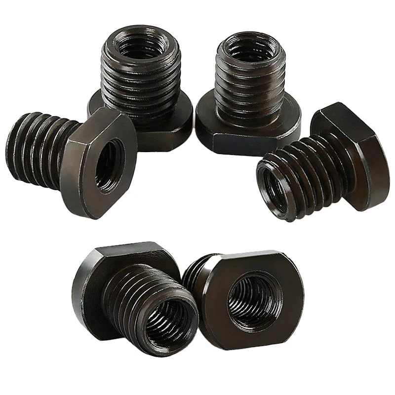 Angle Grinder Thread Conversion Adapter M10 M14 16 Nut Connecting Rod Internal to External Thread Power Tool DIY Accessories 1pc