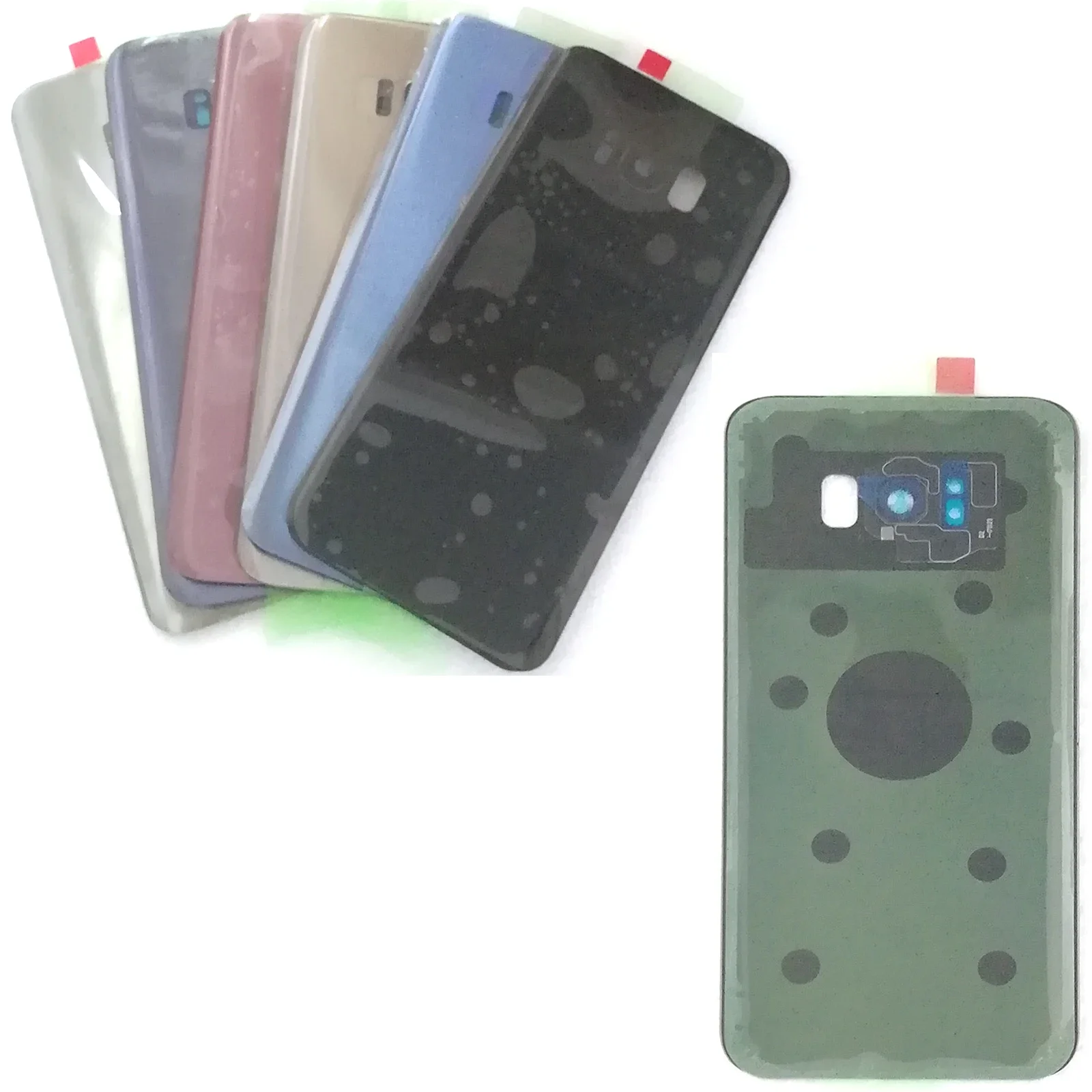 

A +++ Задняя стеклянная крышка аккумулятора для Samsung S8 + S8 Plus G955F FD U A P T V W S K L